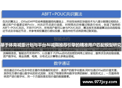 基于体育减重计划与平台AI减脂推荐引擎的精准用户匹配模型研究